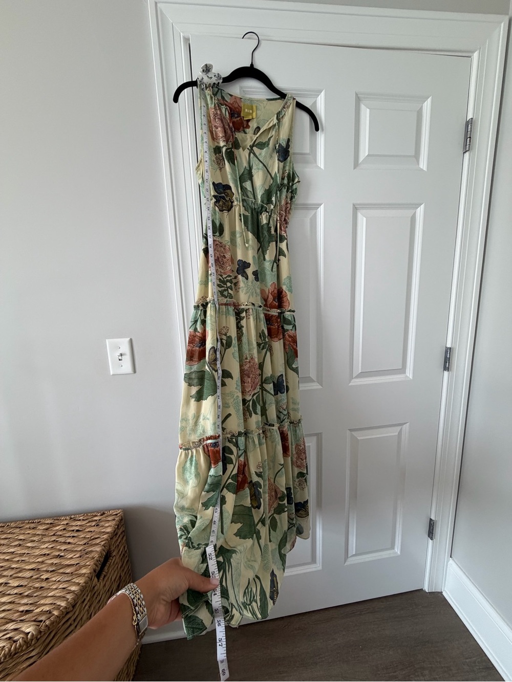 Anthropologie Maeve Maxi Butterfly Dress Size 0 - Picture 3 of 4